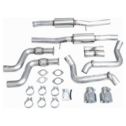 AWE 2023 Nissan Z RZ34 RWD Track Edition Catback Exhaust System w/ Chrome Silver Tips