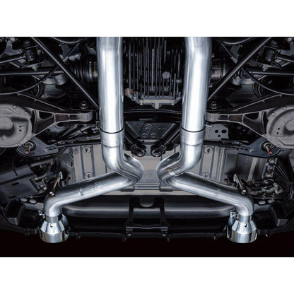 AWE 2023 Nissan Z RZ34 RWD Track Edition Catback Exhaust System w/ Chrome Silver Tips