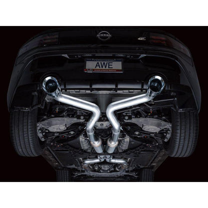 AWE 2023 Nissan Z RZ34 RWD Track Edition Catback Exhaust System w/ Chrome Silver Tips