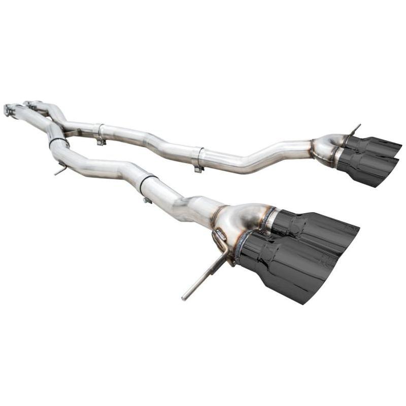 AWE Track Edition Catback Exhaust for BMW G8X M3/M4 - Diamond Black Tips