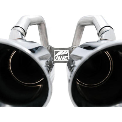 AWE Tuning 14-19 Chevy Corvette C7 Z06/ZR1 (w/o AFM) Track Edition Axle-Back Exhaust w/Chrome Tips