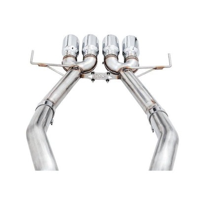 AWE Tuning 14-19 Chevy Corvette C7 Z06/ZR1 (w/o AFM) Track Edition Axle-Back Exhaust w/Chrome Tips