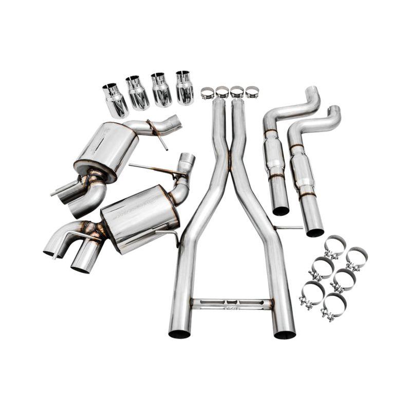 AWE Tuning 16-19 Chevy Camaro SS Res Cat-Back Exhaust -Touring Edition (Quad Chrome Silver Tips)