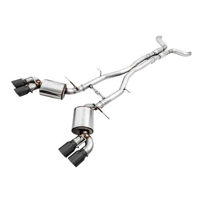 AWE Tuning 16-19 Chevy Camaro SS Res Cat-Back Exhaust -Touring Edition (Quad Diamond Black Tips)