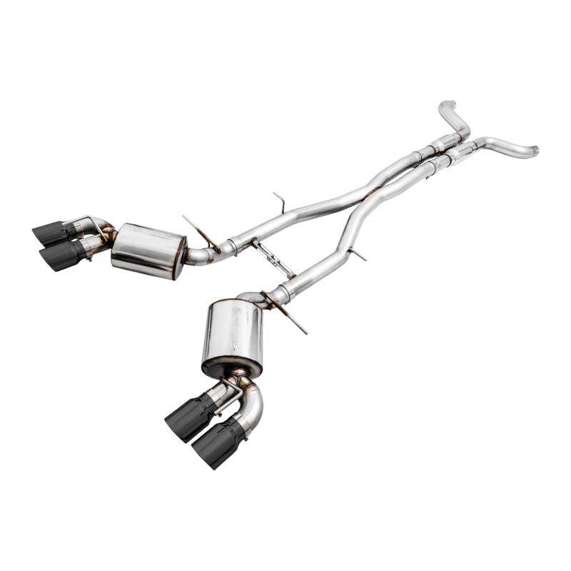AWE Tuning 16-19 Chevy Camaro SS Res Cat-Back Exhaust -Touring Edition (Quad Diamond Black Tips)