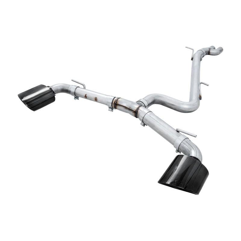 AWE Tuning 17-19 Audi RS3 8V Track Edition Exhaust - Diamond Black Tips RS-Style Tips
