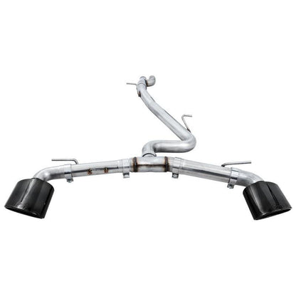 AWE Tuning 18-19 Audi TT RS 8S/RK3 2.5L Turbo Track Edition Exhaust - Diamond Black RS-Style Tips