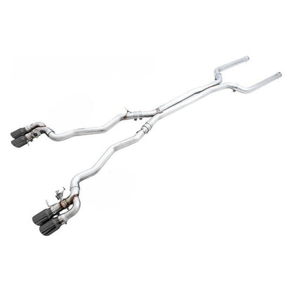 AWE Tuning 18-19 BMW F90 M5 SwitchPatch Cat-Back Exhaust- Black Diamond Tips