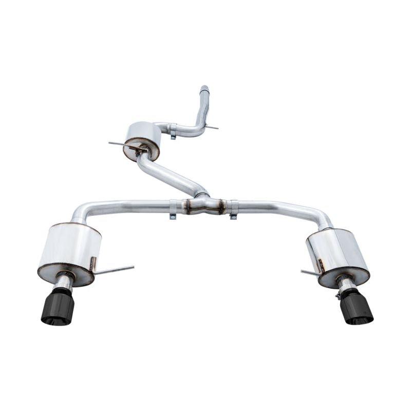 AWE Tuning 18-21 Volkswagen Jetta GLI Mk7 Touring Exhaust - Diamond Black Tips (Fits High-Flow DP)