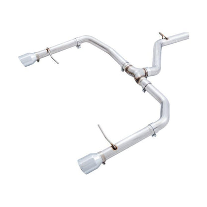 AWE Tuning 18-21 Volkswagen Jetta GLI Mk7 Track Edition Exhaust - Chrome Silver Tips (Fits OEM DP)