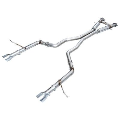 AWE Tuning 18-23 Dodge Durango SRT & Hellcat Track Edition Exhaust - Chrome Silver Tips