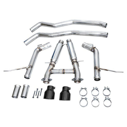 AWE Tuning 18-23 Dodge Durango SRT & Hellcat Track Edition Exhaust - Diamond Black Tips