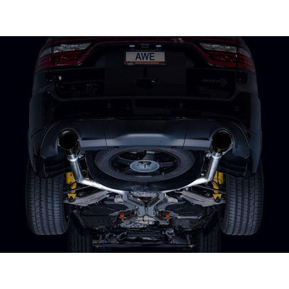 AWE Tuning 18-23 Dodge Durango SRT & Hellcat Track Edition Exhaust - Diamond Black Tips