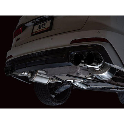 AWE Tuning 19-23 Audi C8 S6/S7 2.9T V6 AWD Touring Edition Exhaust - Diamond Black Tips