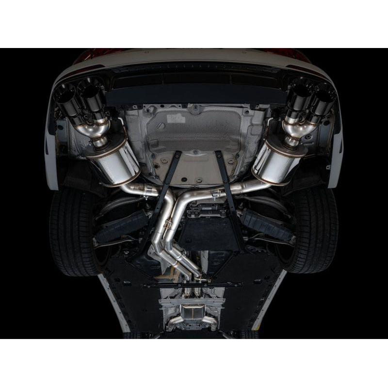 AWE Tuning 19-23 Audi C8 S6/S7 2.9T V6 AWD Touring Edition Exhaust - Diamond Black Tips