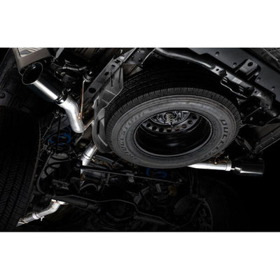 AWE Tuning 20-21 Jeep Gladiator JT 3.6L Tread Edition Cat-Back Dual Exhaust - Diamond Black Tip