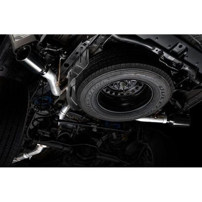 AWE Tuning 20-21 Jeep Gladiator JT 3.6L Tread Edition Cat-Back Dual Exhaust - Diamond Black Tip