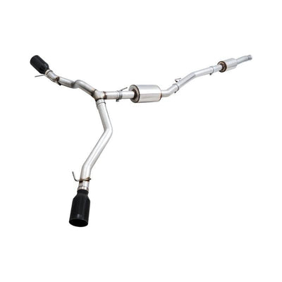 AWE Tuning 20-21 Jeep Gladiator JT 3.6L Tread Edition Cat-Back Dual Exhaust - Diamond Black Tip