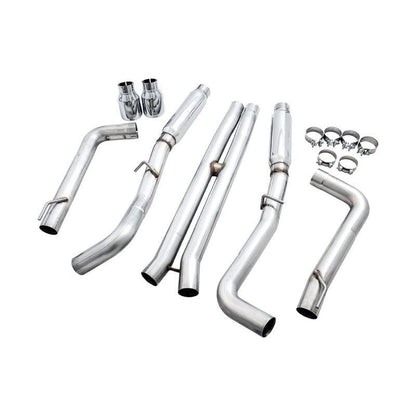 AWE Tuning 2015+ Dodge Charger 6.4L/6.2L Supercharged Track Edition Exhaust - Chrome Silver Tips