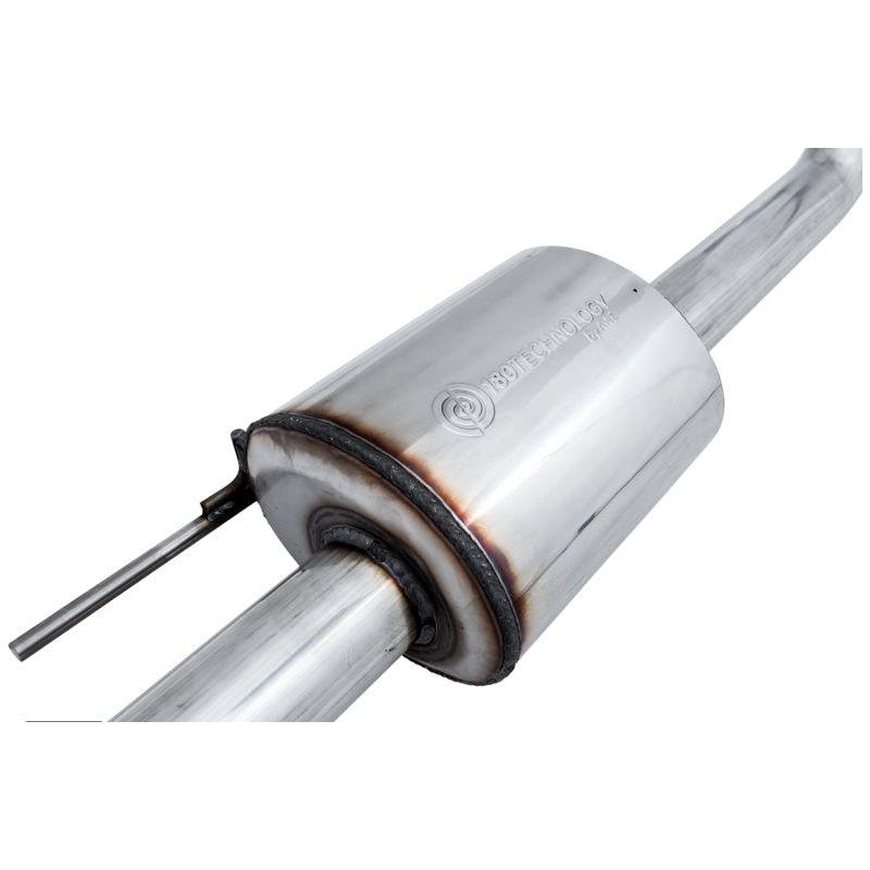 AWE Tuning 2015+ Ford F-150 0FG Single Exit Performance Exhaust System w/4.5in Diamond Black Tips