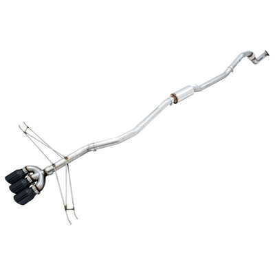 AWE Tuning 2016+ Honda Civic Si Track Edition Exhaust w/Front Pipe & Triple Diamond Black Tips