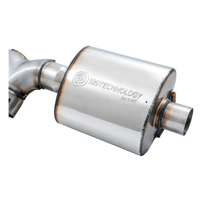 AWE Tuning 2018+ Jeep Wrangler JL/JLU Tread Edition Axle-Back Dual Exhaust - Diamond Black Tips