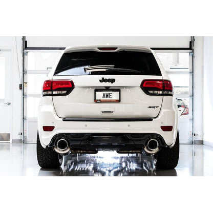AWE Tuning 2020 Jeep Grand Cherokee SRT Track Edition Exhaust - Diamond Black Tips