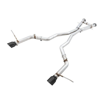 AWE Tuning 2014-2021 Jeep Grand Cherokee SRT Track Edition Exhaust - Diamond Black Tips