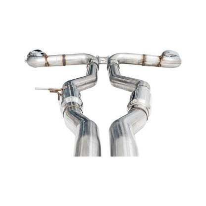 AWE Tuning 2020 Toyota Supra A90 Track Edition Exhaust - 5in Chrome Silver Tips