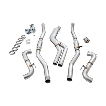 AWE Tuning 2020 Toyota Supra A90 Track Edition Exhaust - 5in Chrome Silver Tips