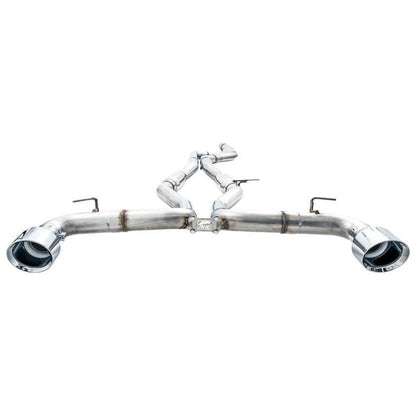 AWE Tuning 2020 Toyota Supra A90 Track Edition Exhaust - 5in Chrome Silver Tips
