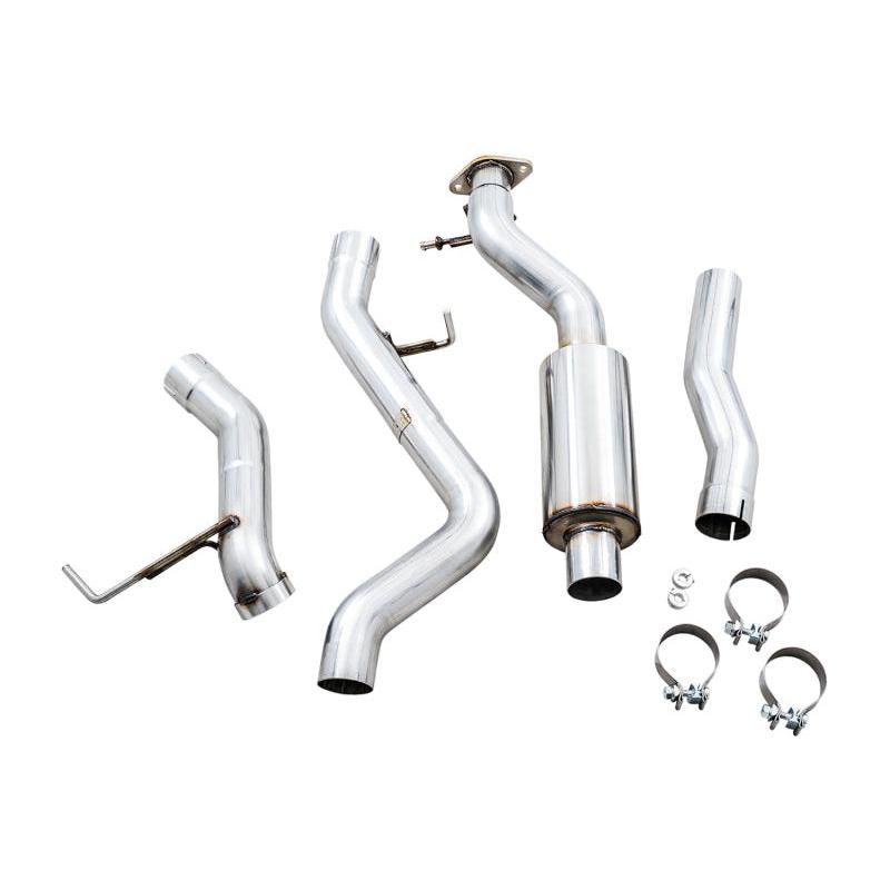 AWE Tuning 2021+ Ford Bronco 0FG Exhaust (No Tips) w/ Bash Guard