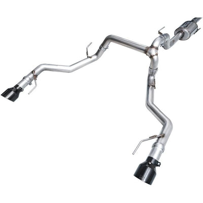 AWE Tuning 2021+ Ford F-150 Tremor (w/ Bumper Cutouts) 0FG Non-Resonated Catback -Diamond Black Tips