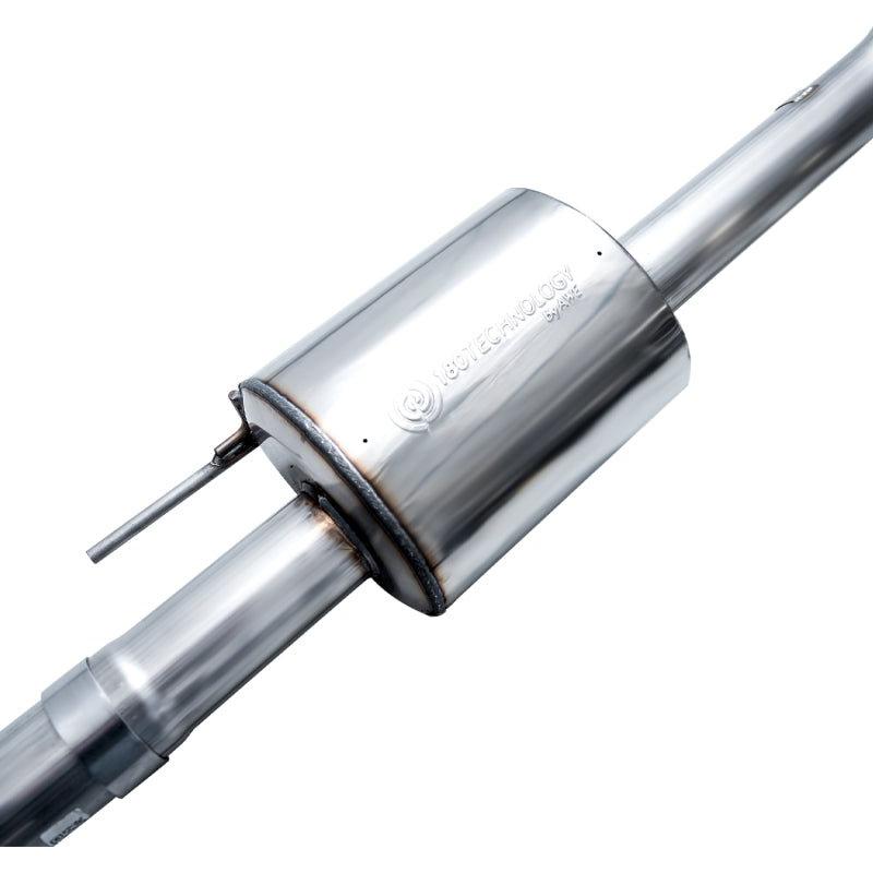 AWE Tuning 2021+ Ford F-150 Tremor (w/ Bumper Cutouts) 0FG Non-Resonated Catback -Diamond Black Tips