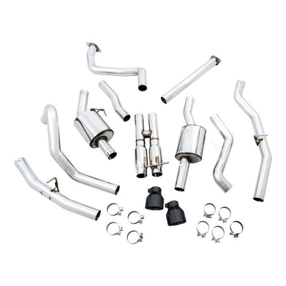 AWE Tuning 2021 RAM 1500 TRX 0FG Cat-Back Exhaust - Diamond Black Tips