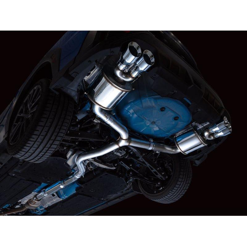 AWE Tuning 2022+ VB Subaru WRX Touring Edition Exhaust - Chrome Silver Tips