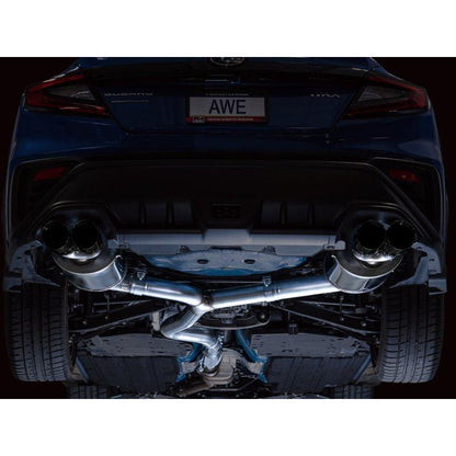 AWE Tuning 2022+ VB Subaru WRX Touring Edition Exhaust - Diamond Black Tips