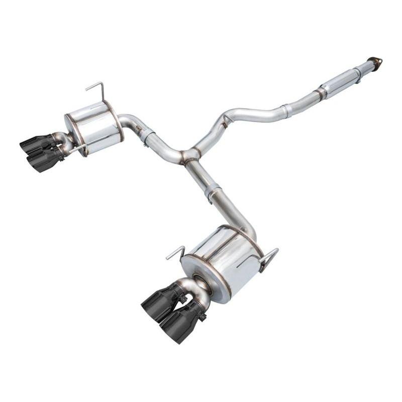AWE Tuning 2022+ VB Subaru WRX Touring Edition Exhaust - Diamond Black Tips