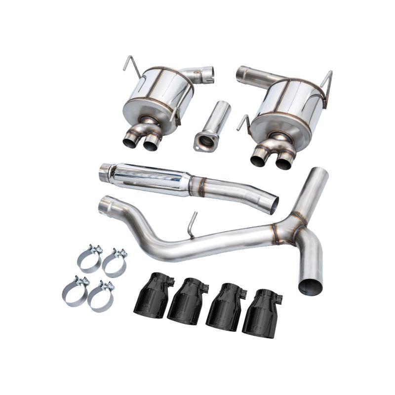 AWE Tuning 2022+ VB Subaru WRX Touring Edition Exhaust - Diamond Black Tips