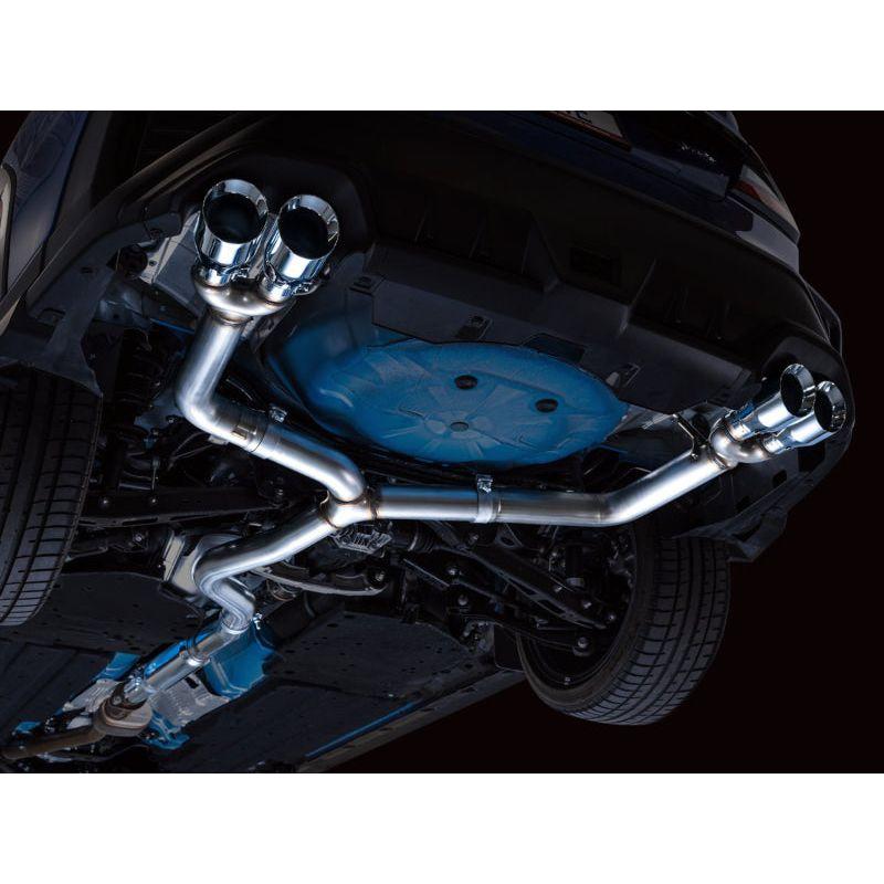 AWE Tuning 2022+ VB Subaru WRX Track Edition Exhaust - Chrome Silver Tips