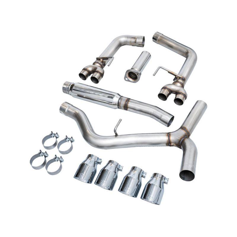 AWE Tuning 2022+ VB Subaru WRX Track Edition Exhaust - Chrome Silver Tips