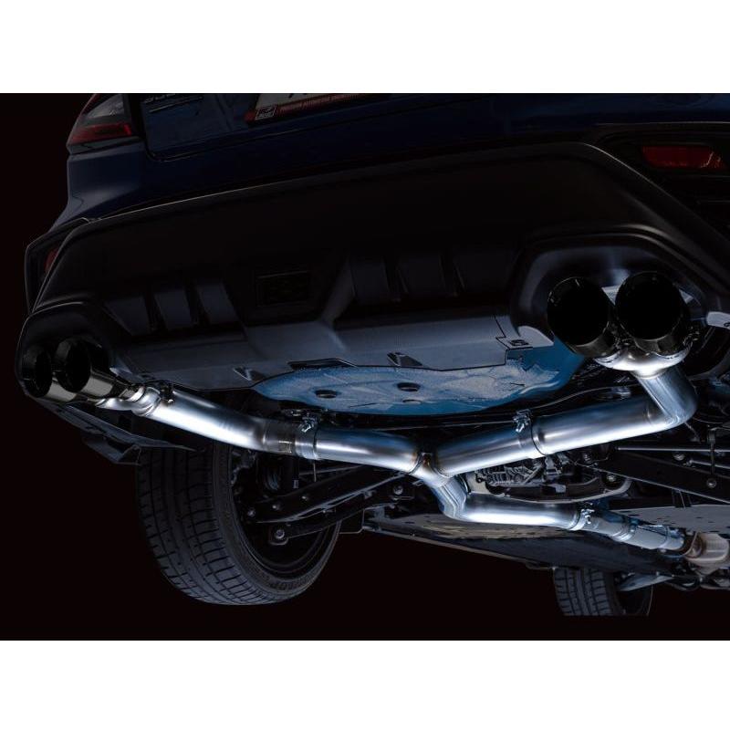 AWE Tuning 2022+ VB Subaru WRX Track Edition Exhaust - Diamond Black Tips