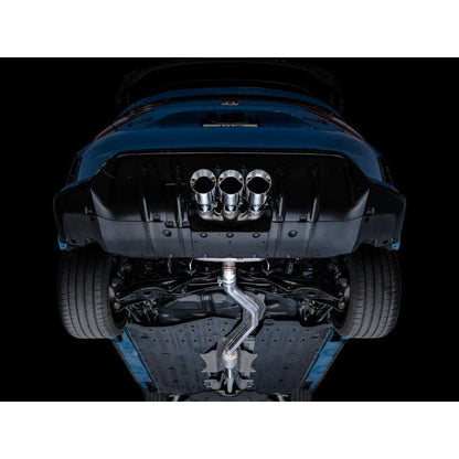 AWE Tuning 2023 Honda Civic Type R FL5 Touring Edition Exhaust w/ Triple Chrome Silver Tips