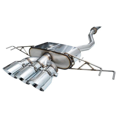 AWE Tuning 2023 Honda Civic Type R FL5 Touring Edition Exhaust w/ Triple Chrome Silver Tips