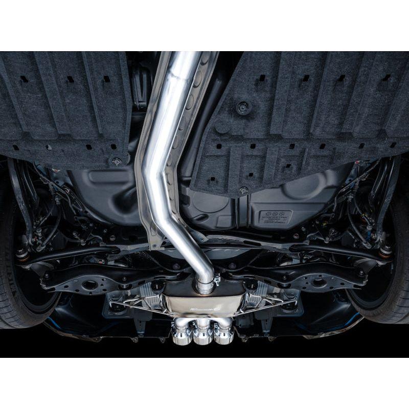 AWE Tuning 2023 Honda Civic Type R FL5 Touring Edition Exhaust w/ Triple Chrome Silver Tips
