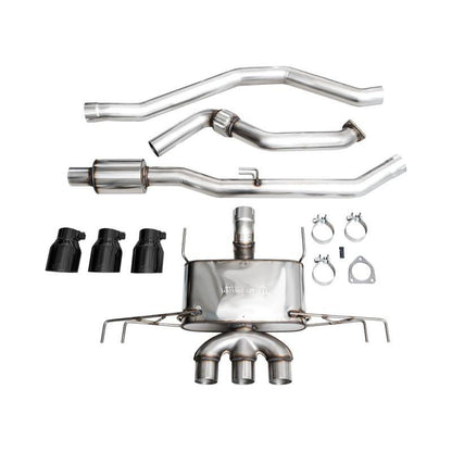 AWE Tuning 2023+ Honda Civic Type R FL5 Touring Edition Exhaust w/ Triple Diamond Black Tips