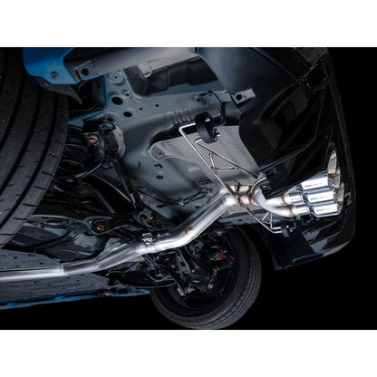 AWE Tuning 2023+ Honda Civic Type R FL5 Track Edition Exhaust w/ Triple Chrome Silver Tips