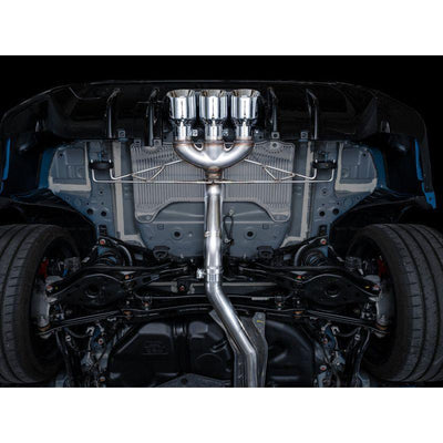 AWE Tuning 2023+ Honda Civic Type R FL5 Track Edition Exhaust w/ Triple Chrome Silver Tips