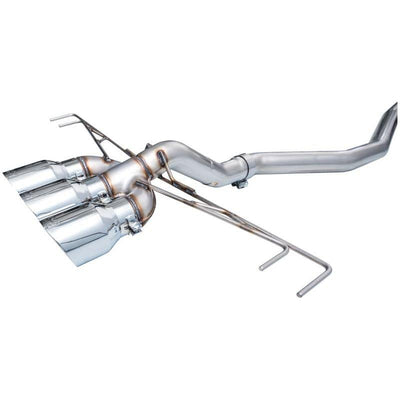 AWE Tuning 2023+ Honda Civic Type R FL5 Track Edition Exhaust w/ Triple Chrome Silver Tips