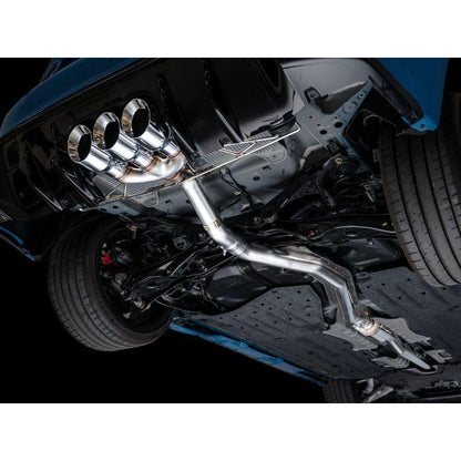 AWE Tuning 2023+ Honda Civic Type R FL5 Track Edition Exhaust w/ Triple Chrome Silver Tips